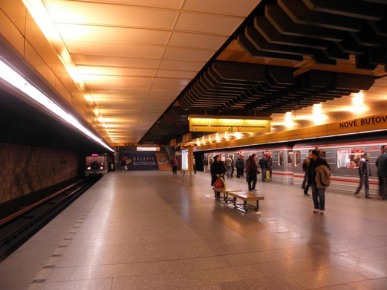 Figure 3: Platform at Nové Butovice station.