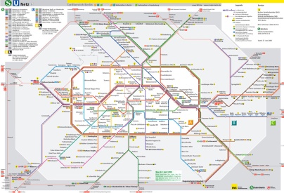 Figure 1: Berlin’s public transportation map.
