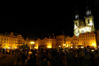 Figure 8: Old Town Square at night.